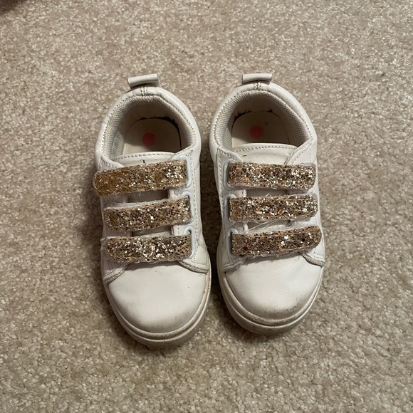 fabkids Other - Gold sparkle strap shoes